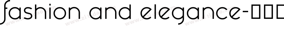 fashion and elegance字体转换